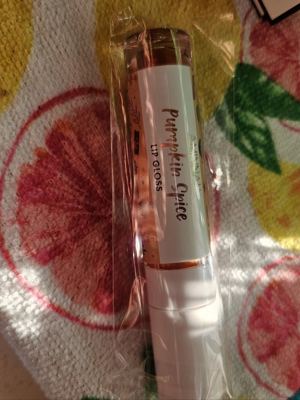 Aminnah pumpkin spice lipgloss